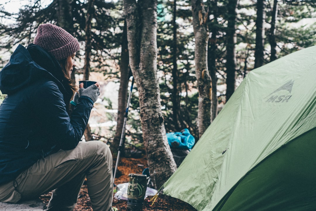 Photo camping equipment