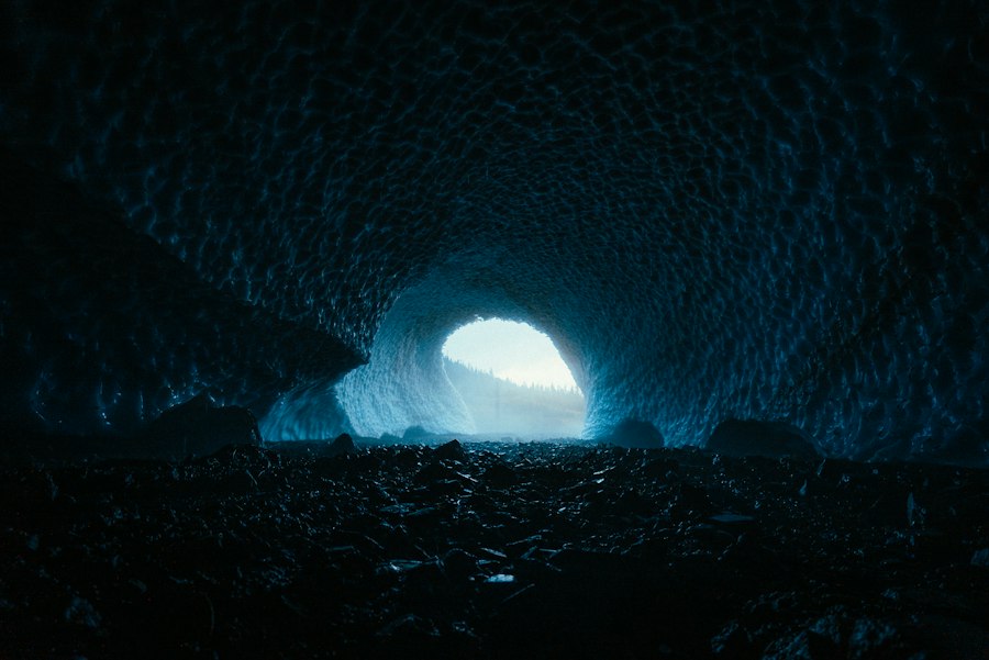 ice cave exploration
